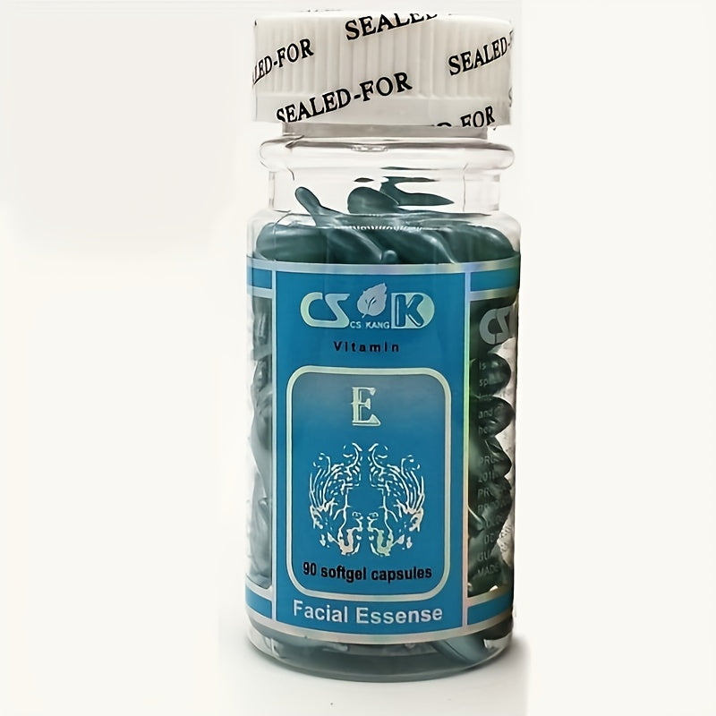 90pcs Vitamin E & Aloe Vera Facial Serum - Improve Skin Tone And Moisturizes - Essential Skin Care Capsule For Face Care Travel Essentials