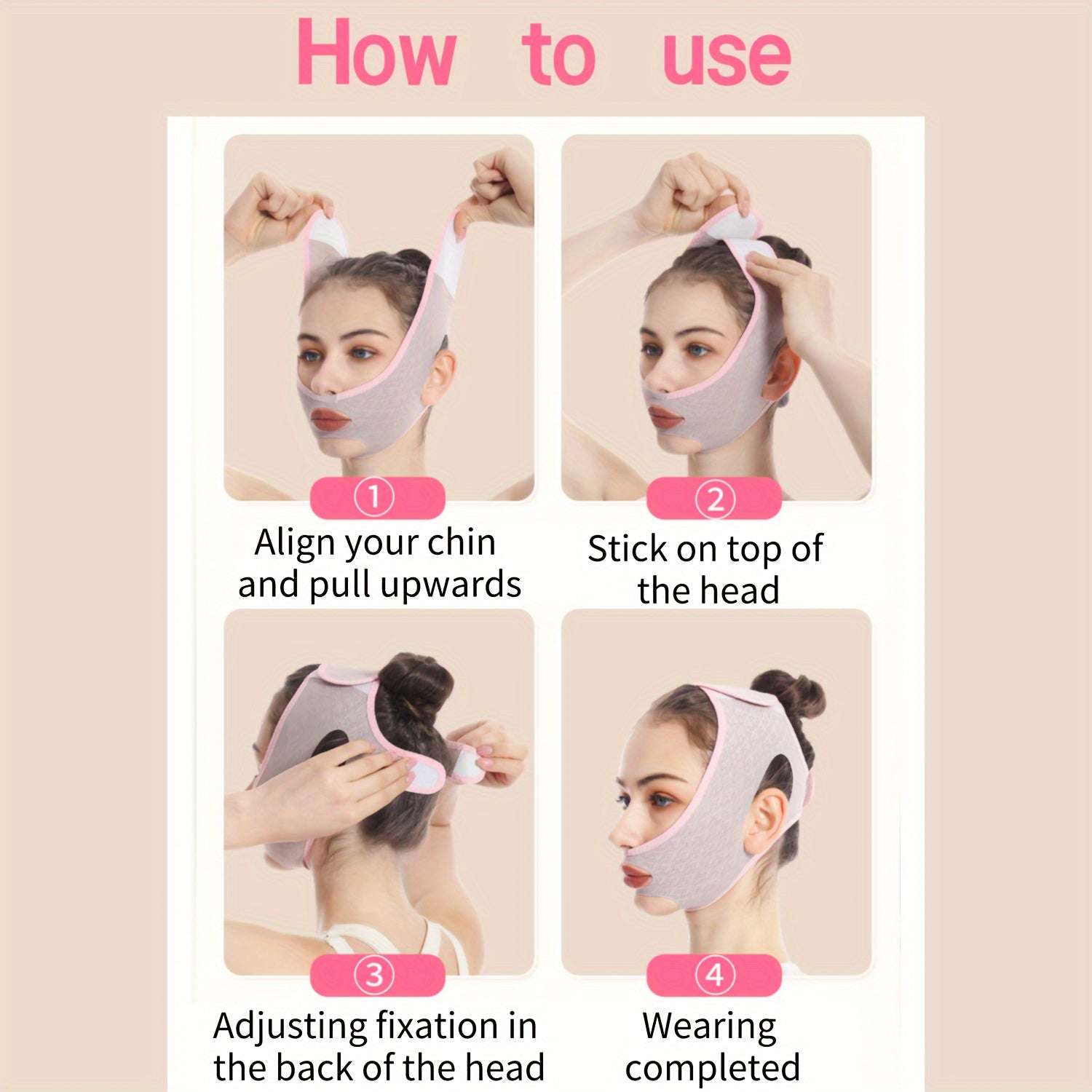 V Line Shaping Face Masks, Reusable Face Slimming Strap Face Mask Lifting Sleep Bandage Breathable Facial Belt Skin Care Tools Beauty Tool For Double Chin And Saggy Face