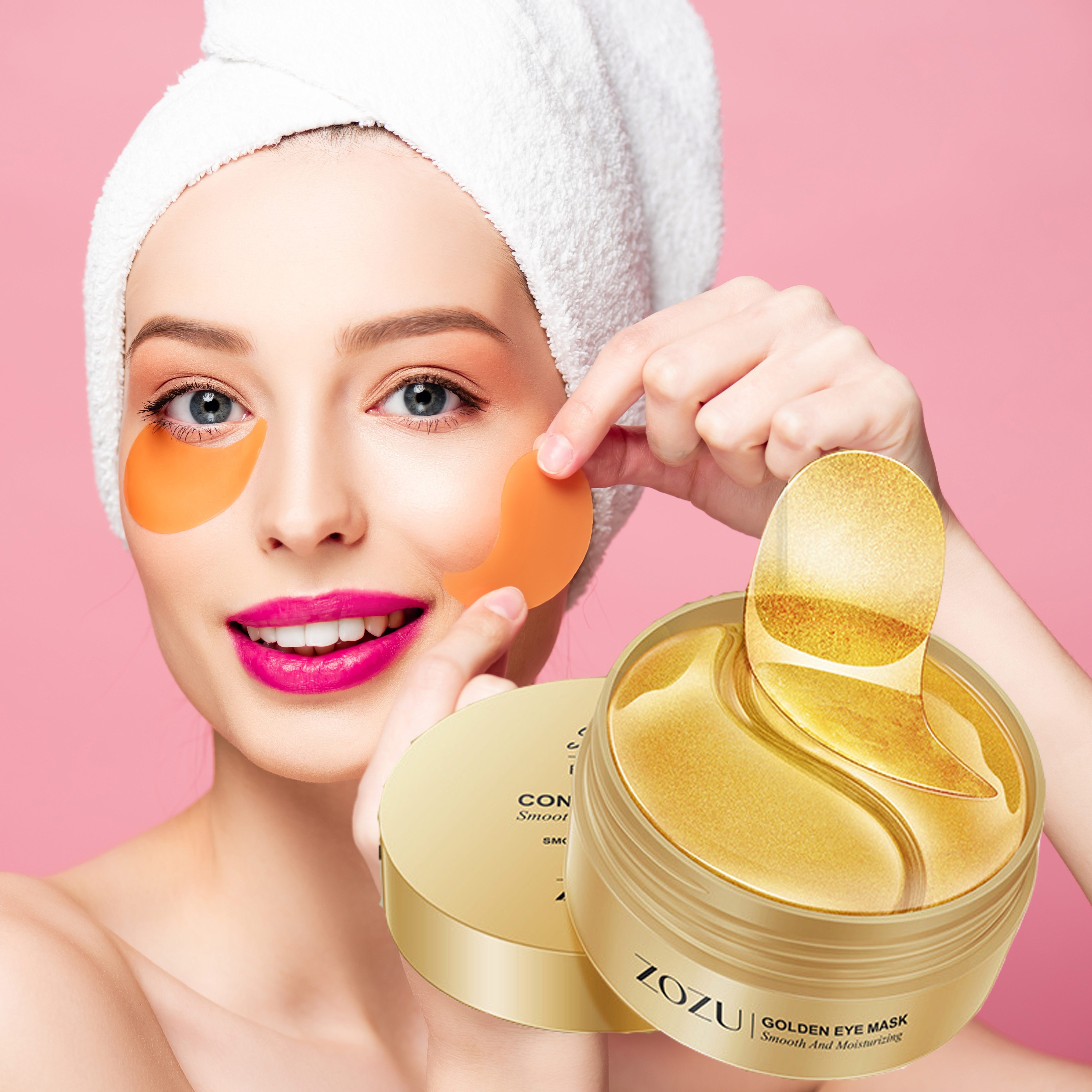 Eye Masks Moisturizing And Lifting Eye Masks For - Avocado And Golden Eye Patches For Firming And Tightening Under Eye Skin