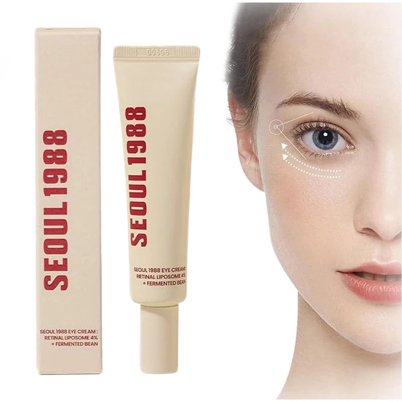 New Seoul 1988 Eye Cream 4% Retinol Liposome Facial Treatment Cream Lightens Fine Lines Dark Circles Reduces Puffiness Eye Cream